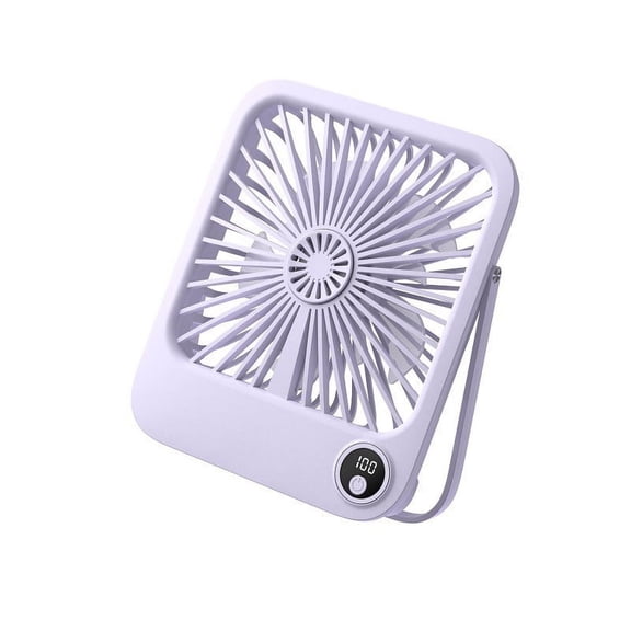 USB Folding Desktop Fan Aromatherapy Silent Cooling Fan 4 Speed Wide Angle Strong Wind Long Battery Life Portable Mist Compatible Design for Home Office Bedroom Dorm Travel Relax Cooling Use