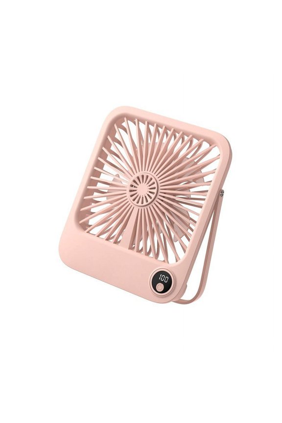 USB Folding Desktop Fan Aromatherapy Silent Cooling Fan 4 Speed Wide Angle Strong Wind Long Battery Life Portable Mist Compatible Design for Home Office Bedroom Dorm Travel Relax Cooling Use