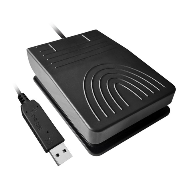 USB Foot Pedal Control for Multimedia Editing Customizable and High