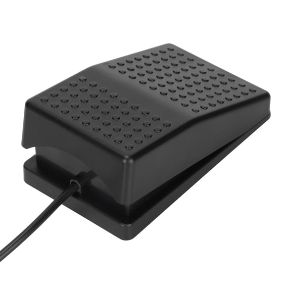 USB Foot Switch Pedal, Mechanical Single Pedal Switch with 2m Cable, Ergonomic High Sensitivity Foot Control for PC Gaming and Office Productivity