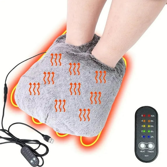 USB Foot Warmer, Heated Foot Pad, Soft Foot Warmer, USB Heating Foot Mat, Removable Washable Foot Warmer, Winter Warm Foot Heater, Portable Foot Warmer, Foot Heating Mat