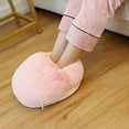 thumbnail image 1 of USB Foot Warmer, Solid Color Imitation Rabbit Fur Removable and Washable Electric Foot Warmer, Lightweight and Durables, Comfortable and Warm(Pink), 1 of 6
