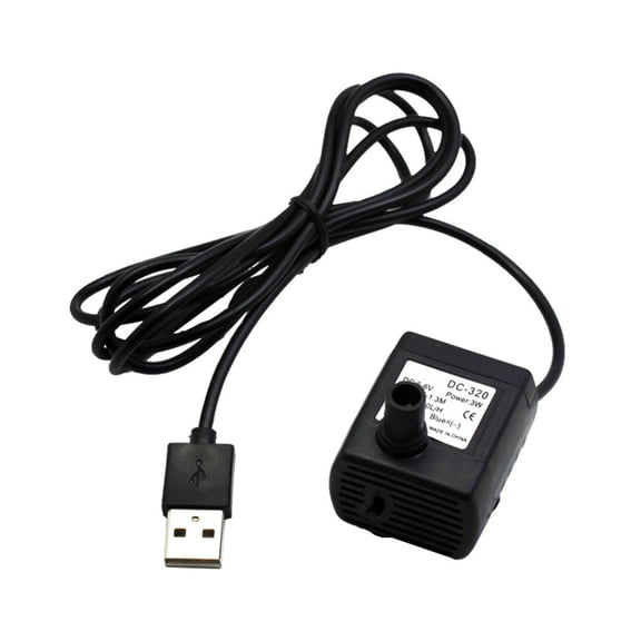 USB Fountain Pump Kit Submersible Water Pump for Small Ponds Birdbaths Fish Tanks Quiet Efficient Compact Portable 5V DC"}