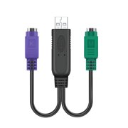 USB Game Console Connection Adapter Convertor for PS2 Mouse Keyboard