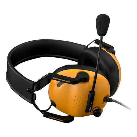 USB Gaming Headset 7.1 Surround Sound for PC Over Ear Headphones with Noise Cancelling Microphone Game Music Corded