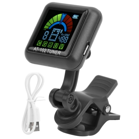 USB Guitar Tuner, Not Easy To Damage Ukulele Tuner, Flexible Convenient To Use Easy To Operate With Built-In Battery For Bass Guitar
