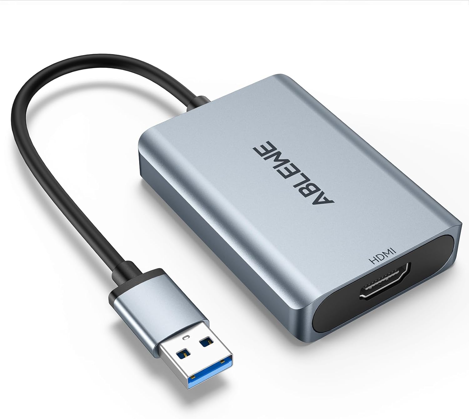 USB to HDMI Adapter for Monitor, 1080P USB HDMI 3.0 & 2.0 Audio Video