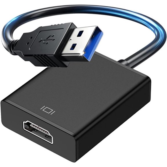 USB to HDMI Adapter, USB 3.0 2.0 to Multiple Monitors HDMI USB Converter Display Extender for Laptop Desktop Projector Compatible with Windows 7/8/8.1/10/11 and MacOS for Multiple Monitors