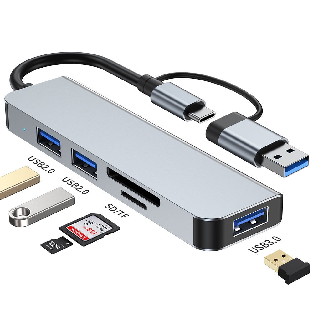 USB HUB 3.0 USB C HUB 5-IN-2 Dock Station 5Gbps High Speed Transmission USB Splitter Type C to USB OTG Adapter For Macbook Pro