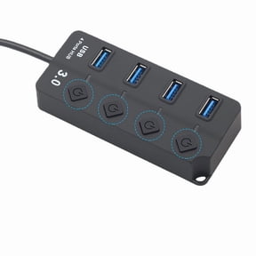 USB HUB 4/7 Ports USB3.0 Cable Splitter with Power Switch Out USB 2.0 Extend Adapter Data Transfer Dock Station
