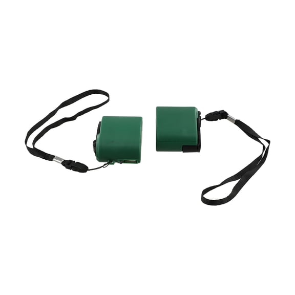 USB Hand Crank for CHARGER Generator Manual Dynamo For Mobile Phone And Digital Devices, Portable 5.5V - Power Supply With Indicator Light, Green