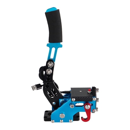 USB Handbrake, Simulate Linear Handbrake Easy to Use Accessories  PS5 PC Support Brake Analog Performance Handbrake , Blue
