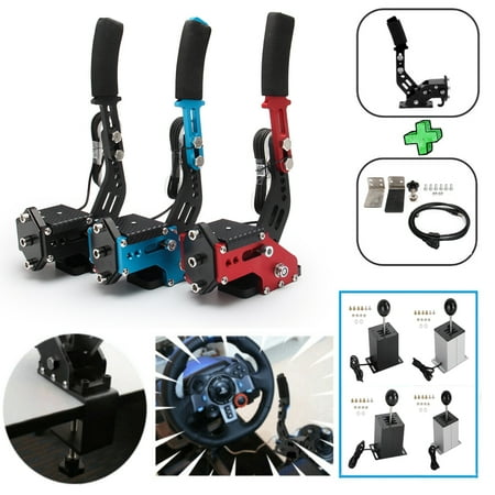 USB Handbrake with Clamp and H Shifter for Logitech G29 T300RS/GT Steering Wheel