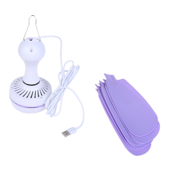 USB Hanging Fan DC5V1A 5W Efficient and Quiet Brushless Motor for Camping Bedroom Office Desk and Travel Tent Fan