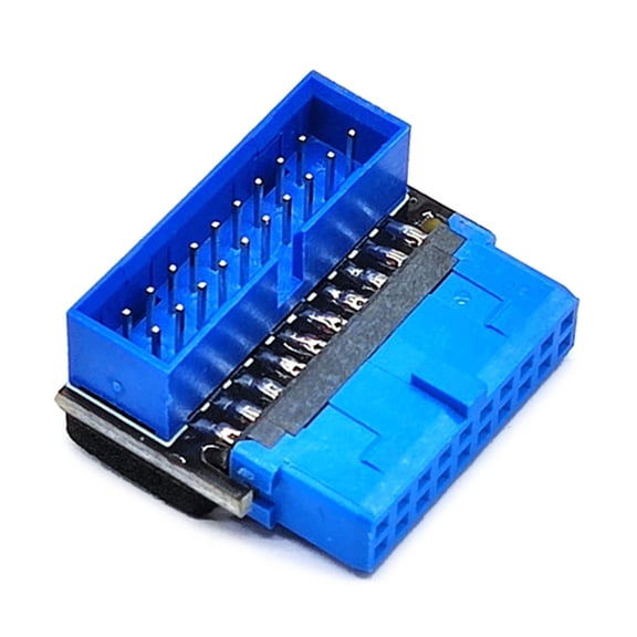 USB 3.2 Motherboards Front Panel Connectors Fast Speed 19Pin 20Pin Sockets Adapter 1PC