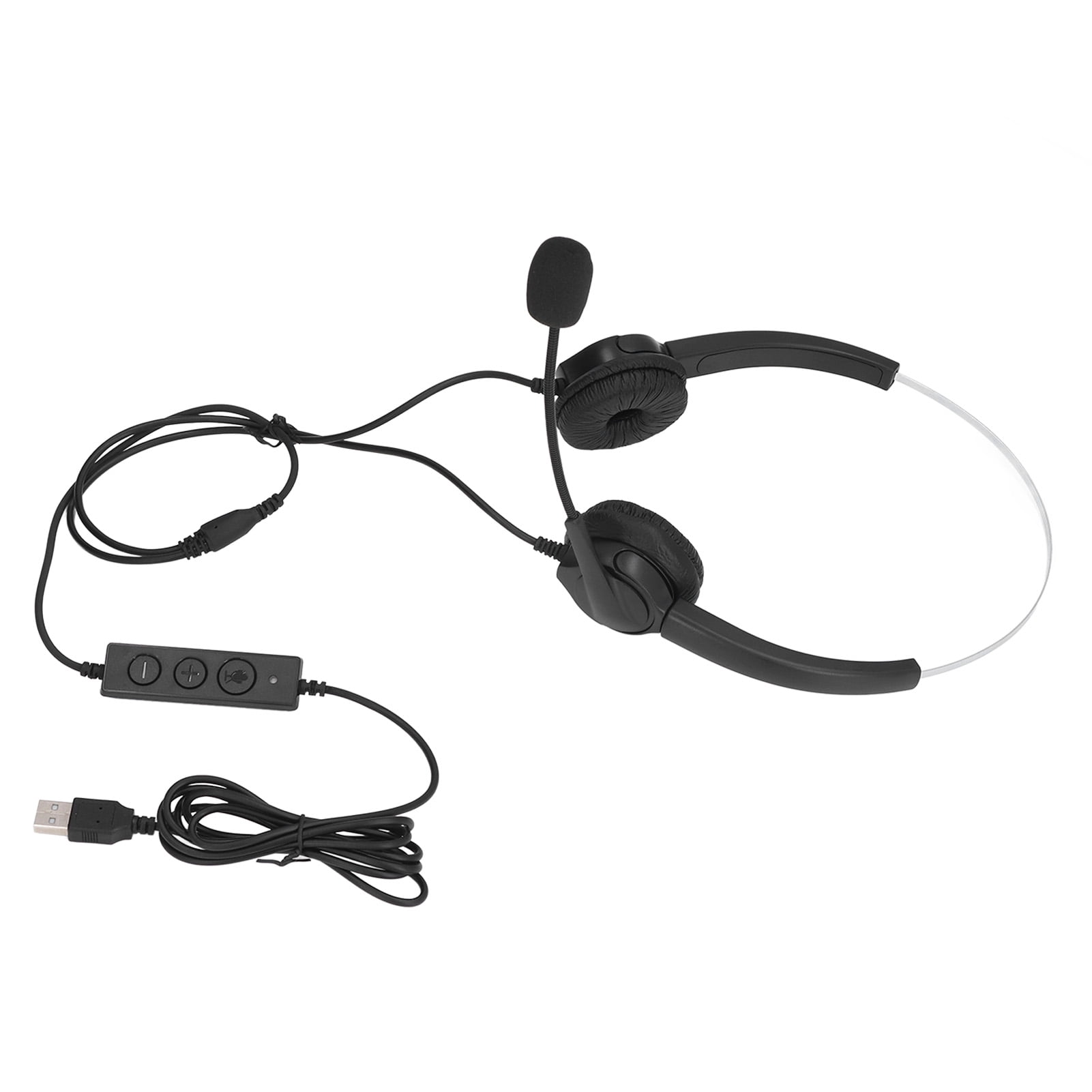 USB Headset With Microphone, Corded Business Headset With Noise