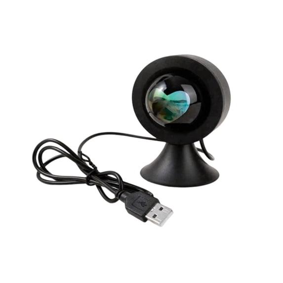 USB Heart Projection Lamp, LED Rainbow Ambient Light, Bedroom Living Room Romantic Scene Decorative Lamp for Mood Lighting, Party Decor Light
