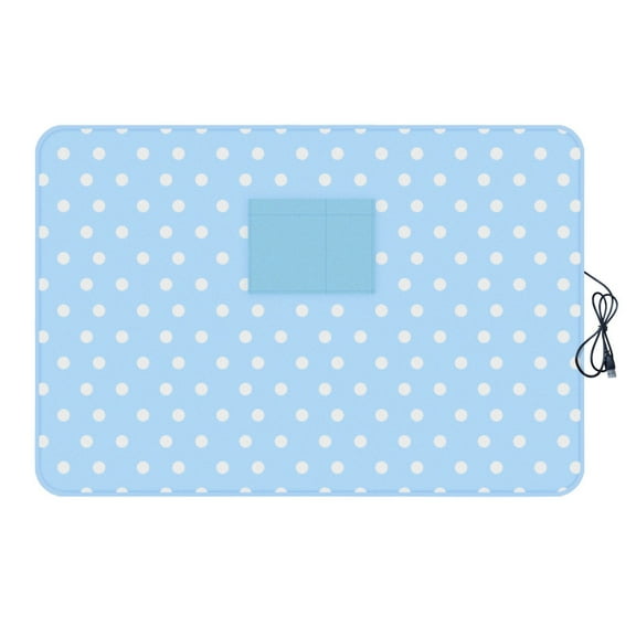 USB Heated Blanket Set Washable Soft Plush Travel Throw, Portable Warm Blanket For Home Office And Outdoor Use