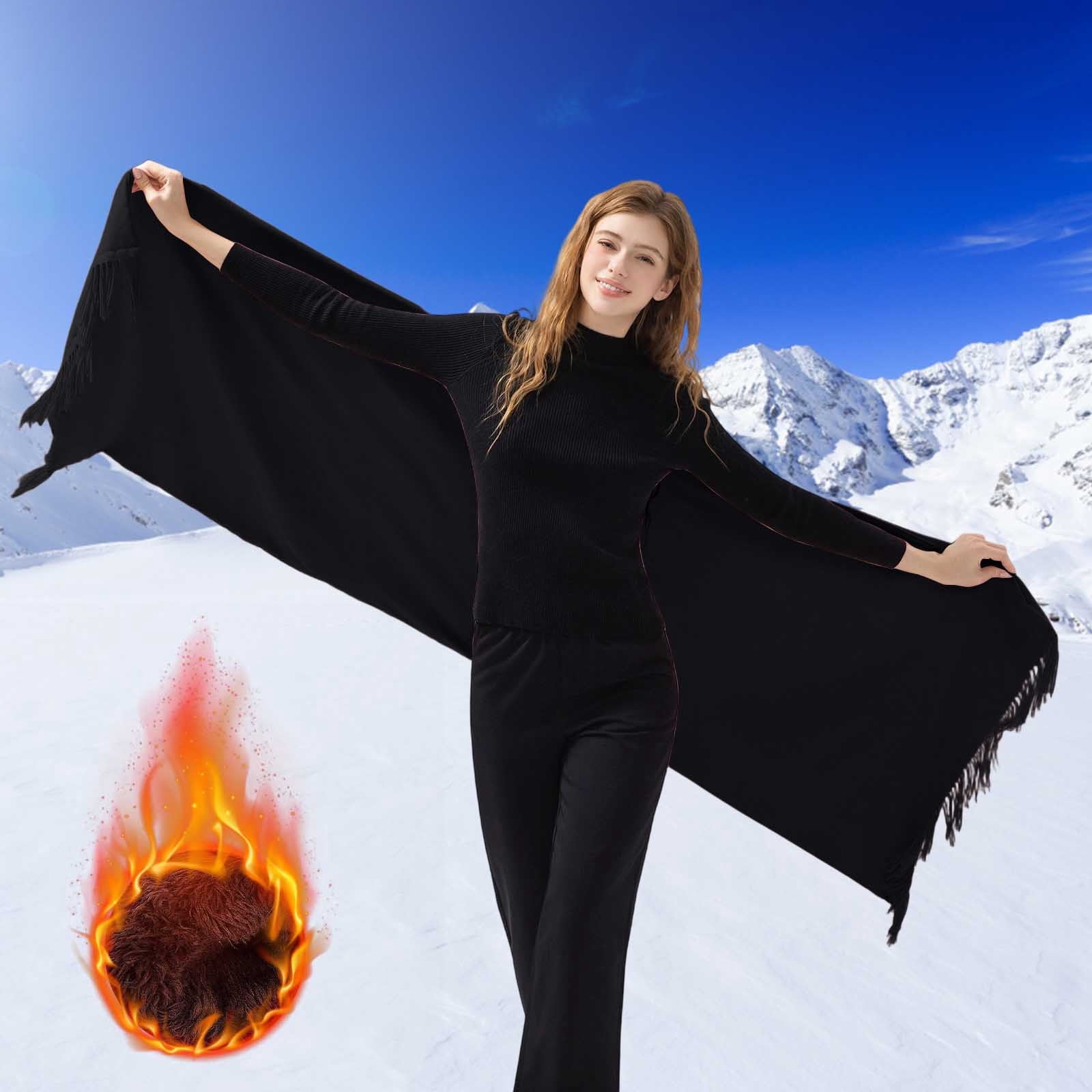 USB Heated Blanket Shawl, USB Heated Blanket Electric Throw, Portable Heated Blanket, Heating Zones Cordless Zip Heated Blanket for Women, Outdoor