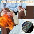 thumbnail image 1 of USB Heated Car Blanket 5V | Portable Warm Velvet Electric Throw | Energy-Saving Fast Heating Cover for Office, Vehicle, Travel, Camping, Emergency | 88x60cm | Polyester | 1 Piece, 1 of 7