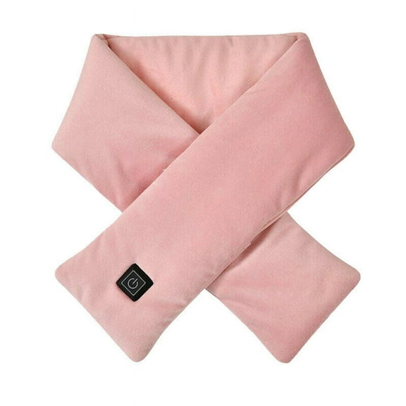 USB Heated Electric Heating Scarf Neck Warmer Shawl Winter Soft Women Scarf