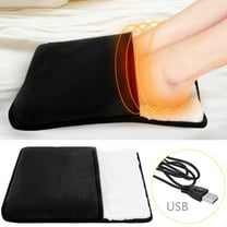 USB Heated Foot Warmer Slippers Warming Pad for Winter Comfort Indoor Outdoor Use Rechargeable Cozy Home