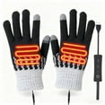 thumbnail image 1 of USB Heated Gloves Winter Warm Heated Gloves for Men Women - Portable Personal Heater Warmer，Fast Heating Technology Energy Efficient Operation With Overheat Adjustable Thermostat, 1 of 5