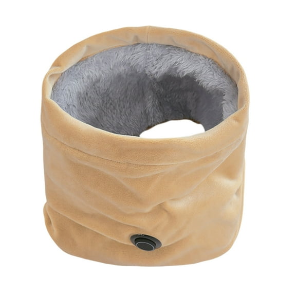 USB Heated Neck Gaiter, Adjustable Scarf with 3 Heat Warmth Settings, Fast Heating Battery Powered Neck Warmer for Men & Women, Ideal for Outdoor Activities, Skiing, Camping, and Everyday Winter Use