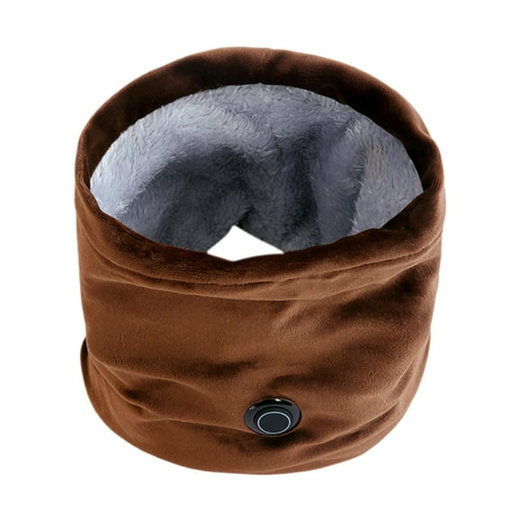 USB Heated Neck Gaiter, Adjustable Scarf with 3 Heat Warmth Settings, Fast Heating Battery Powered Neck Warmer for Men & Women, Ideal for Outdoor Activities, Skiing, Camping, and Everyday Winter Use