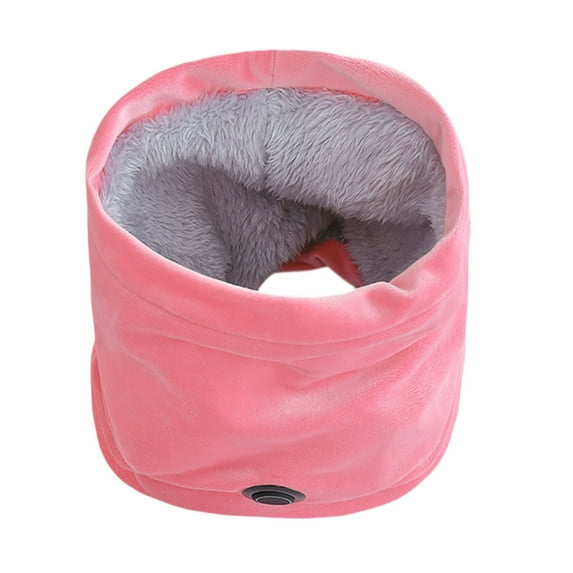 USB Heated Neck Gaiter, Adjustable Scarf with 3 Heat Warmth Settings, Fast Heating Battery Powered Neck Warmer for Men & Women, Ideal for Outdoor Activities, Skiing, Camping, and Everyday Winter Use