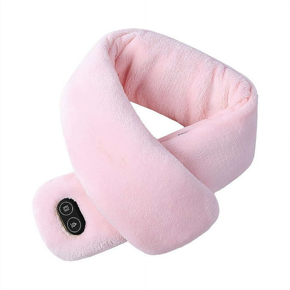 USB Heated Neck Wrap with Vibration Massage - Skin-Friendly, for Comfort in Cold Weather