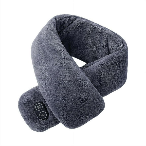 USB Heated Neck Wrap with Vibration Massage - Skin-Friendly, for Comfort in Cold Weather