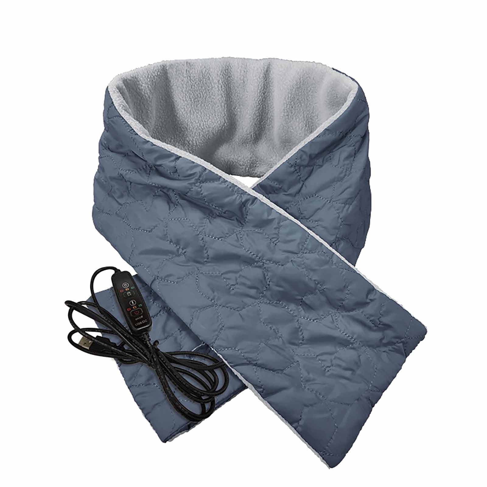 USB Heated Scarf with 3 Heating Levels Rechargeable Smart Electric