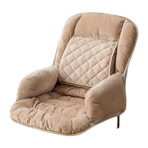 USB Heated Seat Cushion For Heated Seat Pad With Lumbar Support Large Heating Area Heated Seat Cover With 3 Heat & Settings For Home & Wheelchair