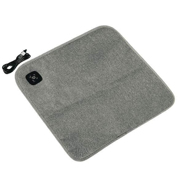 USB Heated Seat Cushion Portable Heating Chair Pad 17 Inch, Lightweight Heating Pad for Office Home Stadium Outdoor Camping Wheelchair Use