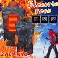 thumbnail image 1 of USB Heated Vest for Men and Women Rechargeable Battery Powered Thermal Jacket Outdoor Winter Sports Gear, 1 of 7
