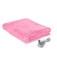 thumbnail image 1 of USB Heated Warm Fleece Shawl & Wrap Intelligent Electric Heating Blanket Kneepad for Home，Black, 1 of 6