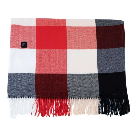 USB Heated Wearable Blanket with Zipper Portable Washable Electric Throw Wrap