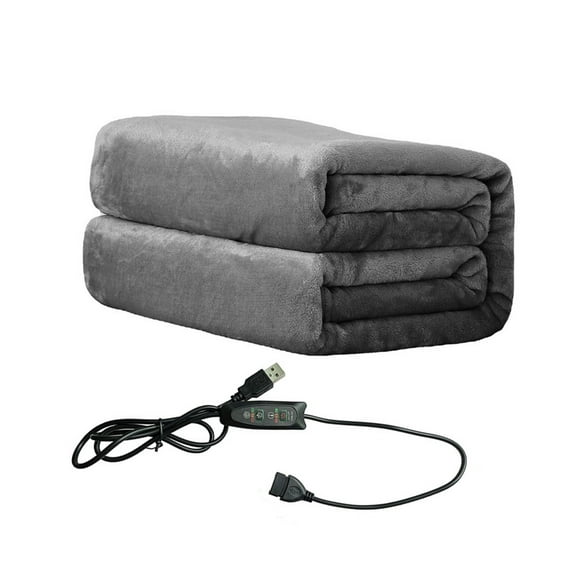 USB Heating Blanket, 3 Speed Settings, Thickened and Portable, for Winter Warmth on Shoulders, Lap, or Feet with Timing Function