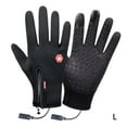 thumbnail image 1 of USB Heating Gloves with Touchscreen Function, Warm Fleece Lining, Anti-Slip Grip for Cycling Skiing Hiking, Rechargeable Hand Warmer, 1 of 9