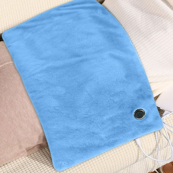 USB Heating Pad, 3-Temperature Electric Throw Blanket with Graphene Fast Heating, 12x24 Inch Soft Fleece Foot Warmer for Office & Home Use