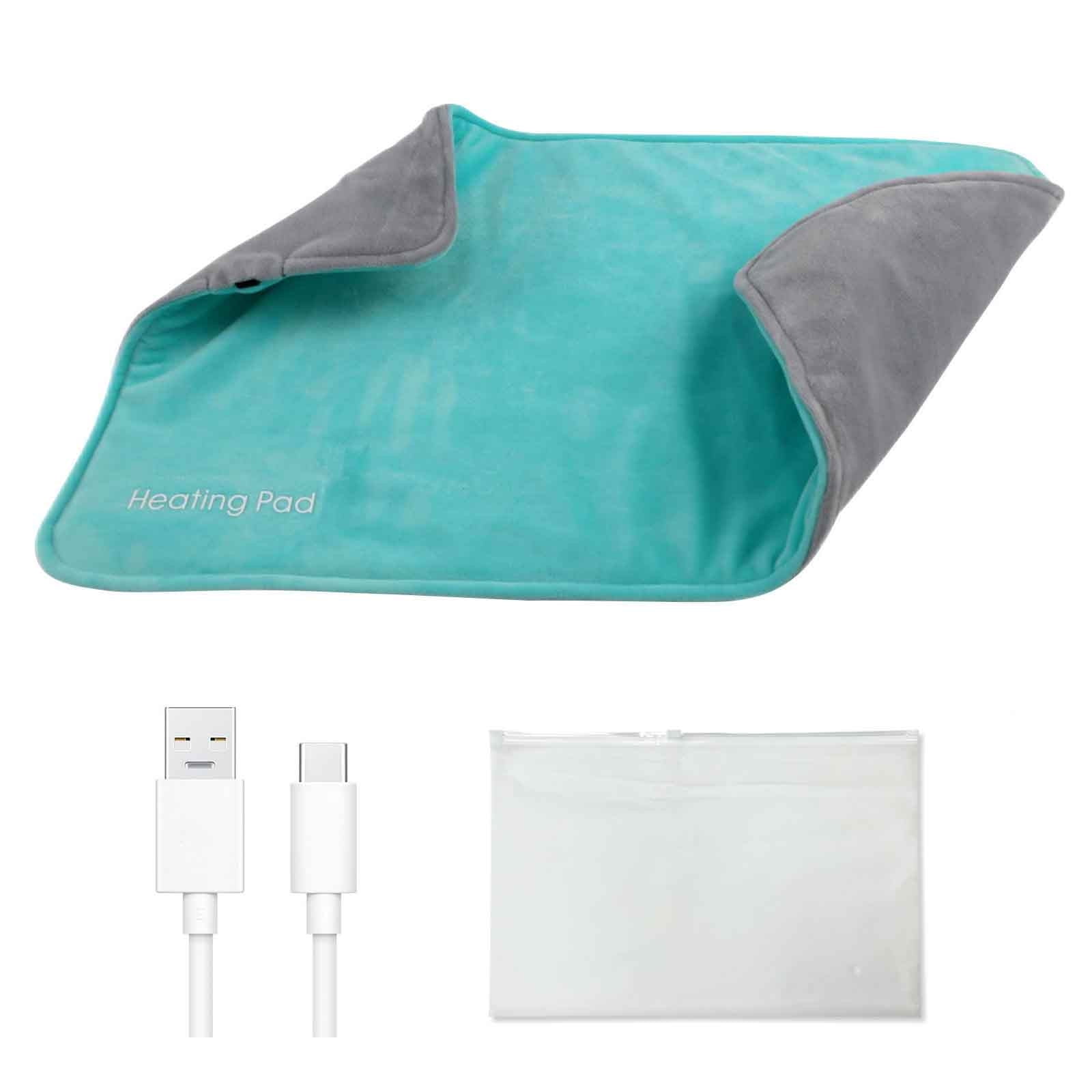 USB Heating Pad, Plugin Heated Travel Blanket Pads Heat Settings