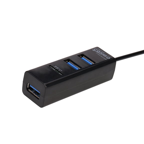USB Hub 3.0 Splitter, TSUPY USB 3.0 Hub Multi USB Adapter Port Expander, SD/TF Card Reader & 2 USB 3.0 Ports Compatible for PC, Laptops, Surface Pro, MacBook, iMac Pro