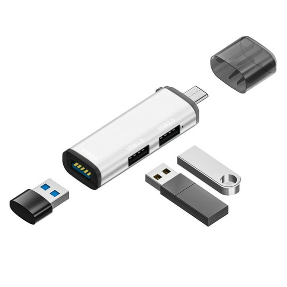 USB Hub 5Gbps High Speed 3 Ports Splitter Simultaneous Use 3 USB Device for U-disk Hard Drive Printer Keyboard for G