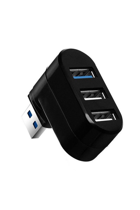 USB Hub Adapter 3 Port High Speed USB 2 0 Expander for Notebook Computer Ideal for Connecting Phones Hard Drives Keyboards Plug and Play Mini Accessory