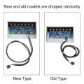 USB Hub Box Panel 7 Port USB2.0 Lossless Data Transmission USB Hub Drive Panel