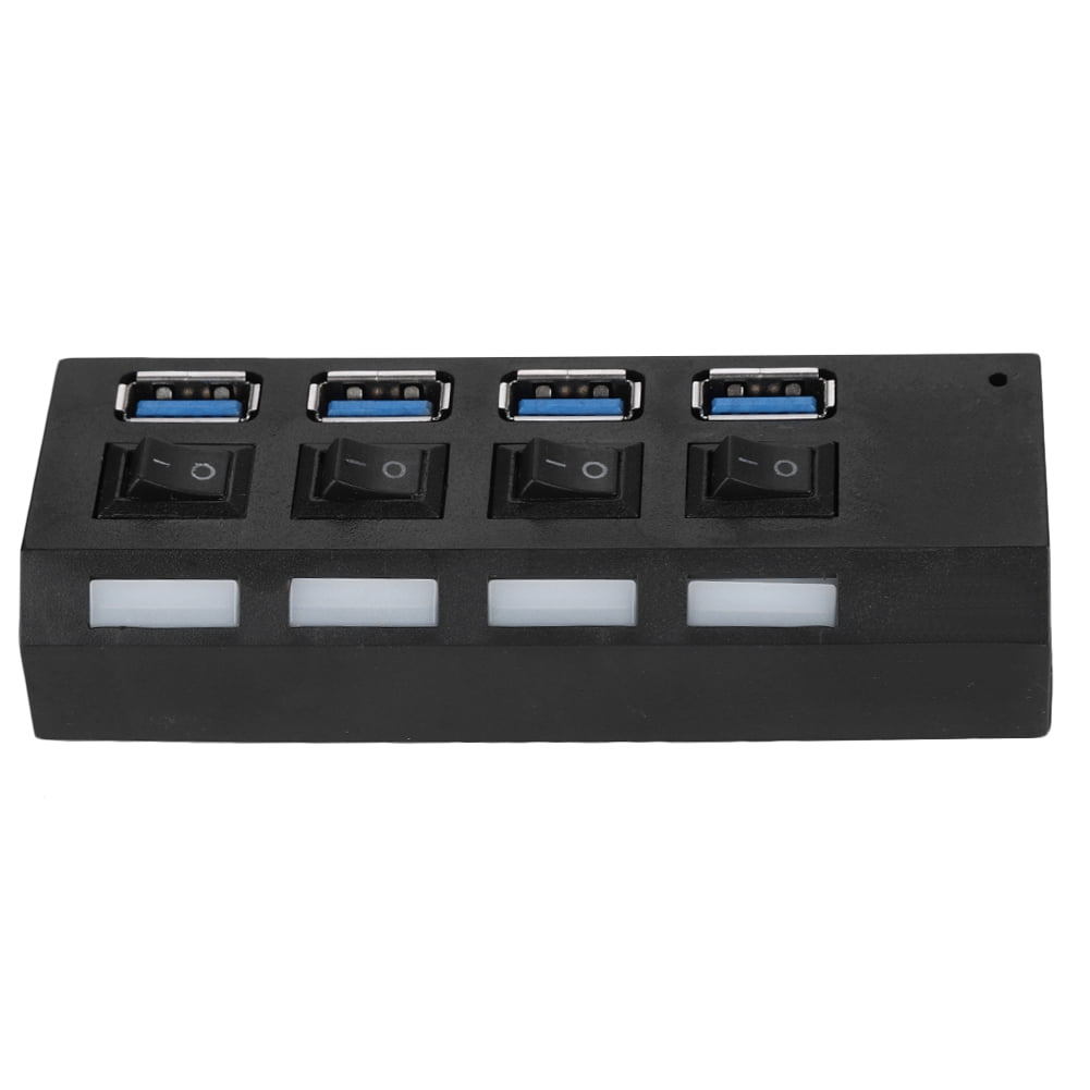 USB Hub Highspeed USB3.0 Splitter 4port USB Hub Switch Expansion Port With Power Supply