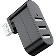 USB Hub, TSV 3-Port USB 3.0 Hub Ultra-Slim Data USB Splitter Charging Supported Compatible with MacBook, Laptop, Surface Pro, PS4, PC, Flash Drive, Mobile HDD