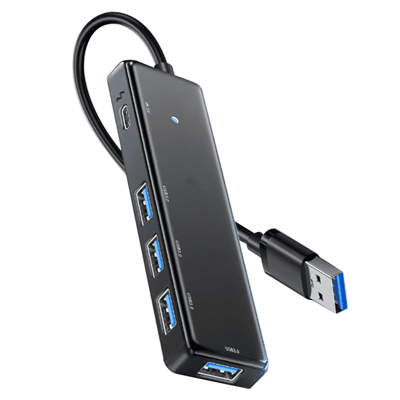 USB Hub USB C 3.0 Hub 5Ports Docking Station Type C Hub 5Gbps 100CM USB 3.0 Adapter for Laptop,1 * USB C 3.0 Hub