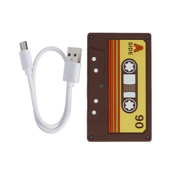 USB Hub with Multiple Ports for Laptop, Tape Design Splitter for Charging and Data Transfer, Compact USB Expander for Office and Travel(Brown)